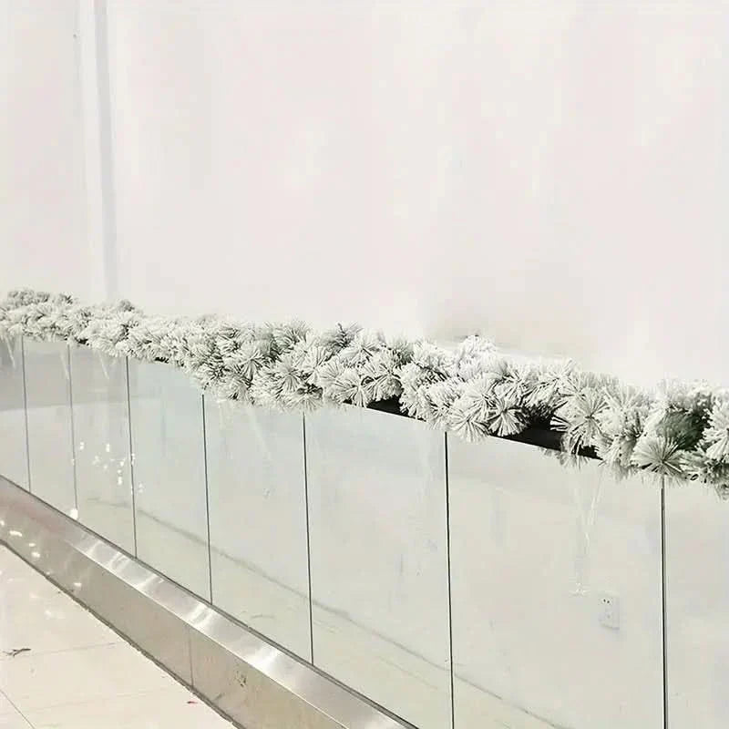 Super Realista Festão de Natal com Efeito Nevado