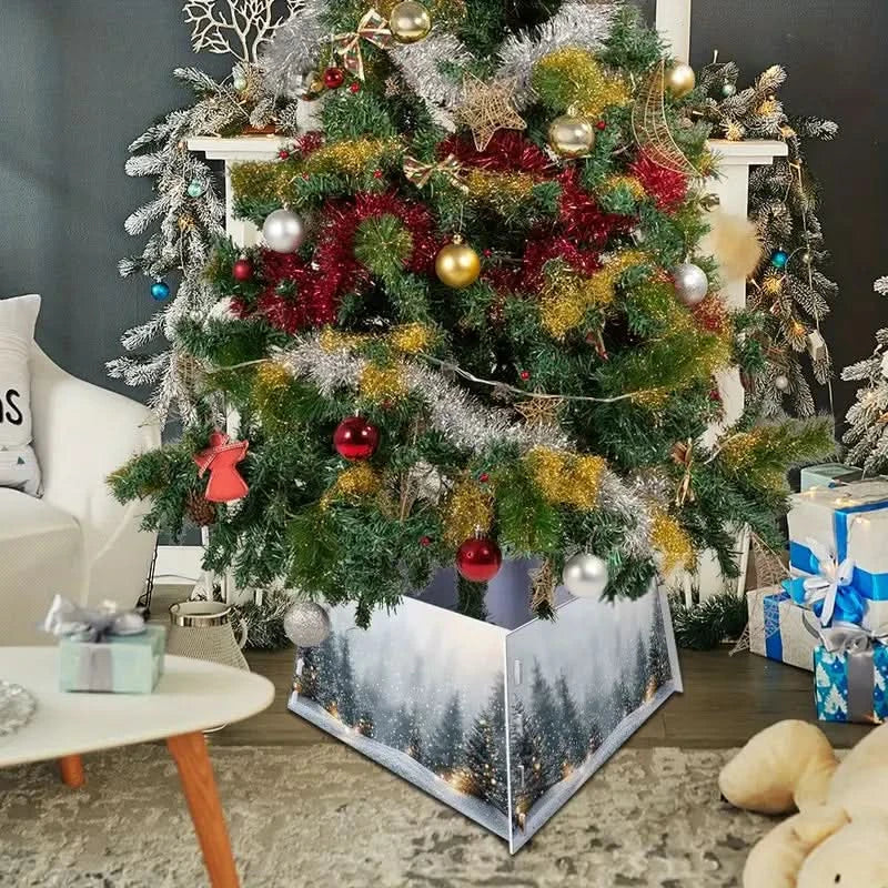 Saia para Árvore de Natal com Base de PVC - Dimensões 55x42x25cm