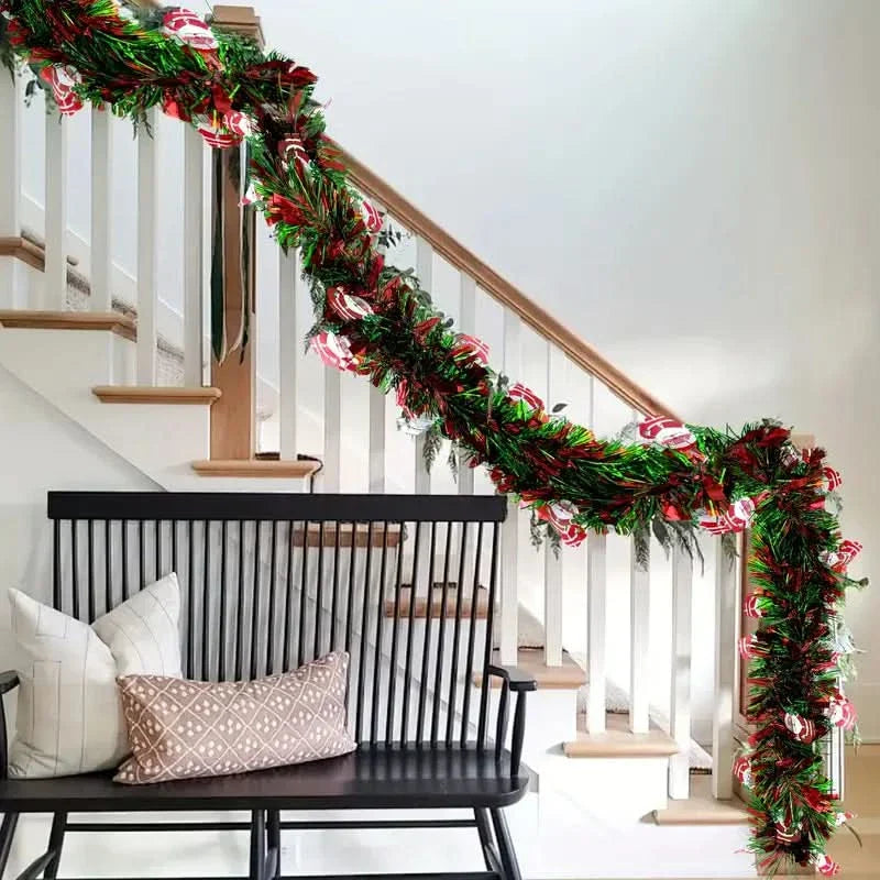 Decoração Natalina Fake com Festão
