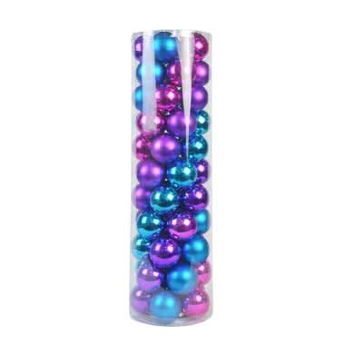 Conjunto de 55 Bolas Decorativas para Natal