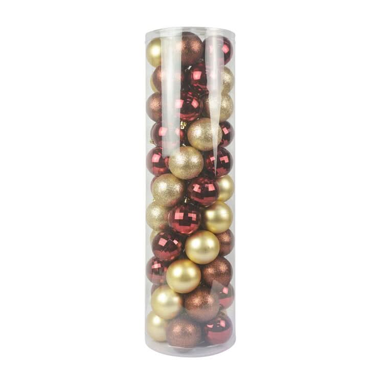 Conjunto de 55 Bolas Decorativas para Natal