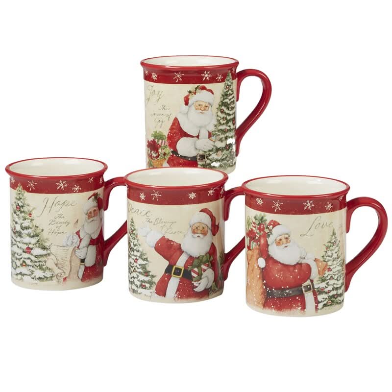Conjunto de Louça Natalina Holiday Wishes – 16 Peças