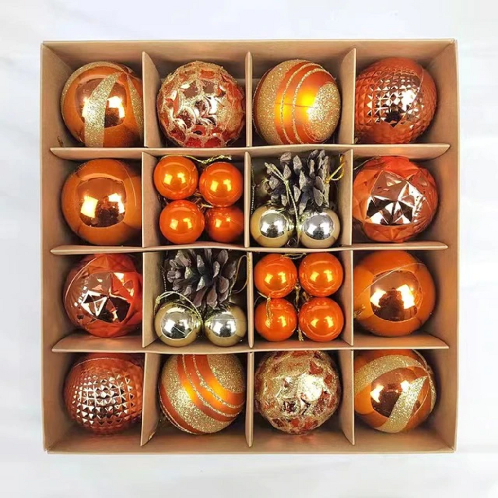 Conjunto de 42 Bolas Decorativas para Natal