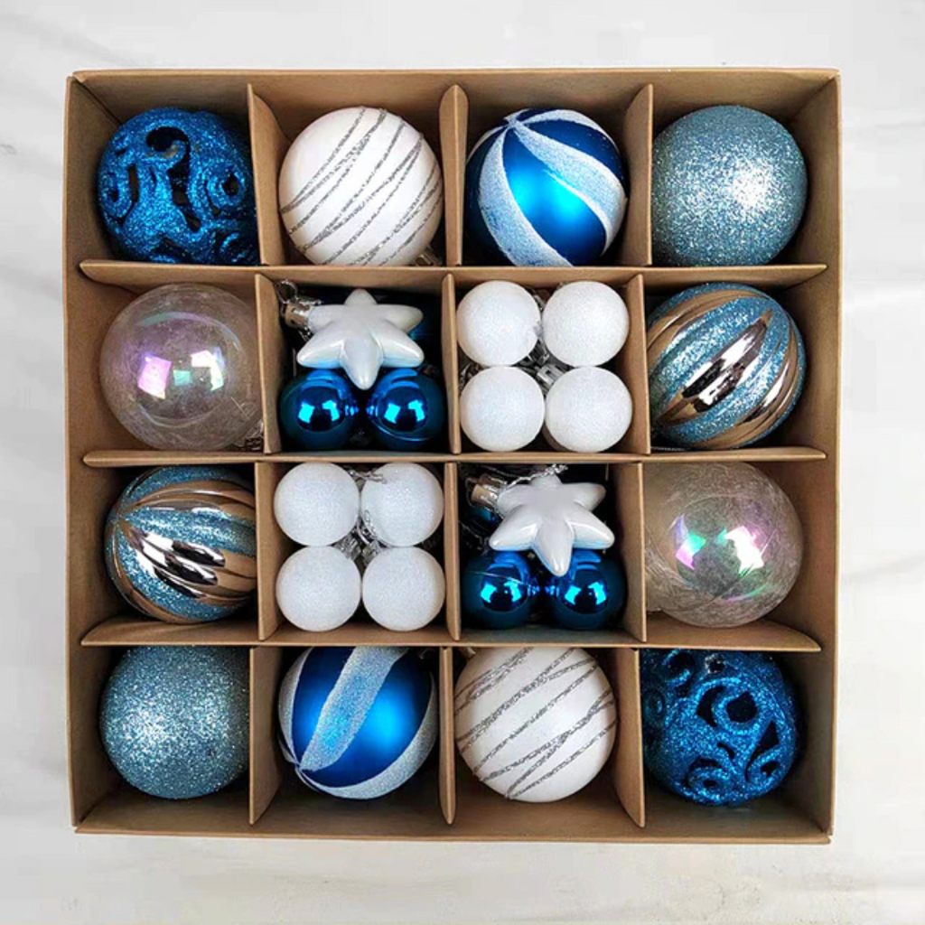 Conjunto de 42 Bolas Decorativas para Natal