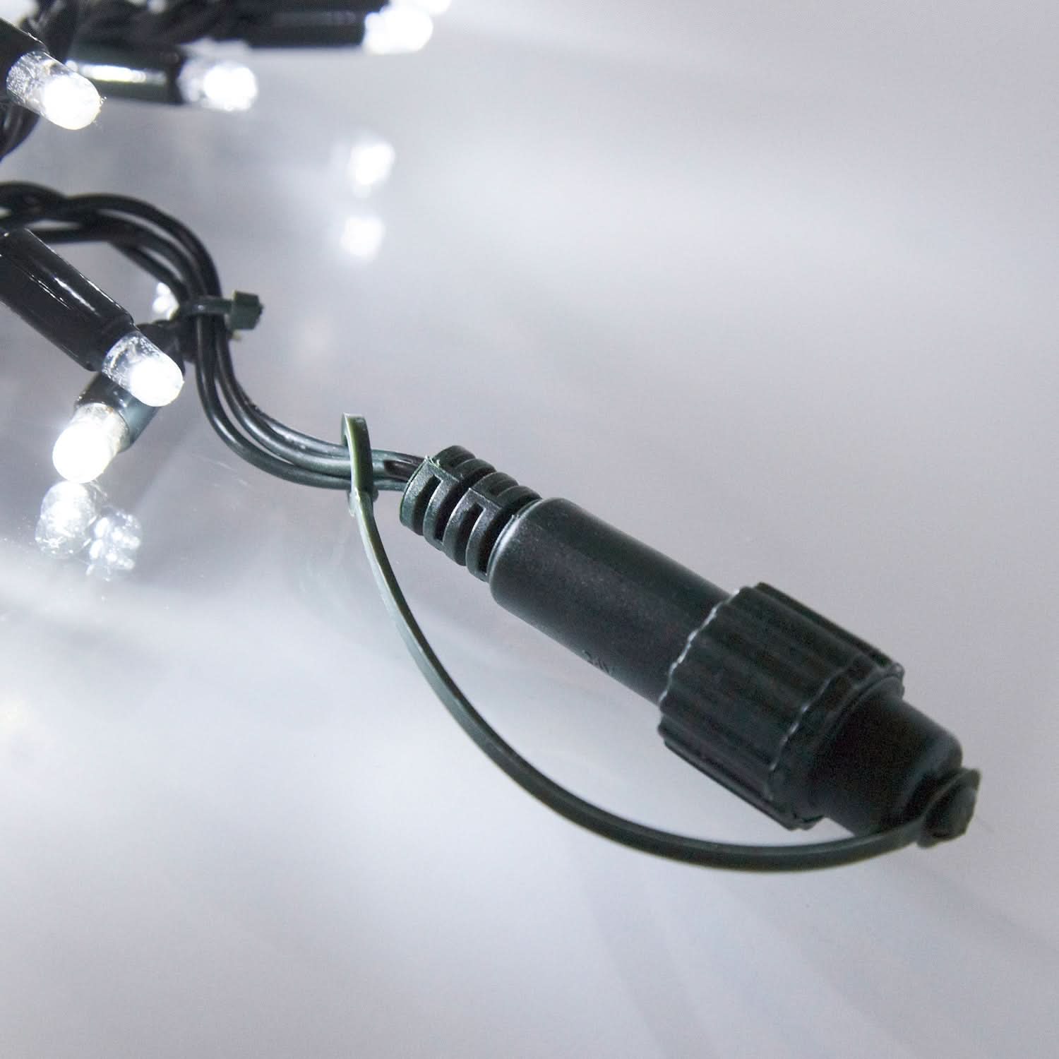 Conjunto de 100 Luzes de Natal LED Brancas