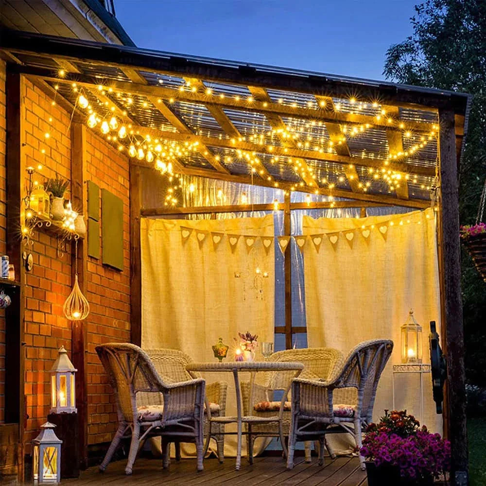 Fadas Luminosas LED à Prova d'Água - Encanto Natalino com Controle Remoto