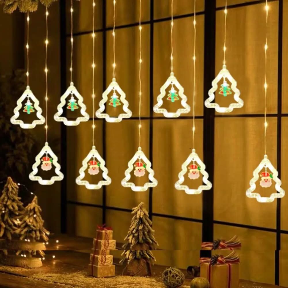 Fitas de Luzes de Natal em LED – Iluminação Festiva e Encantadora