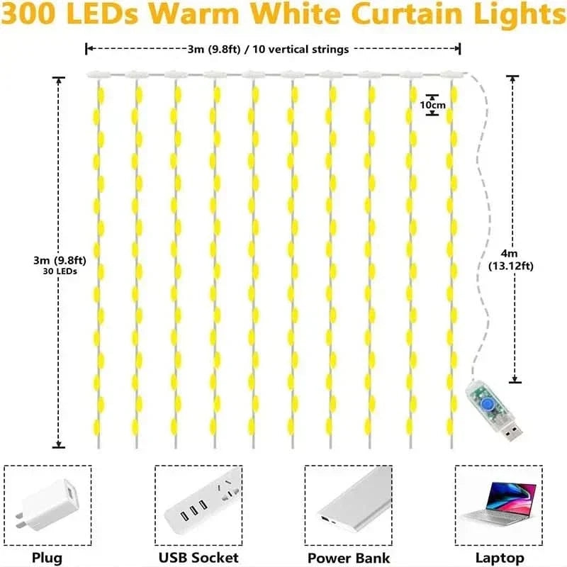 Fitas de Luzes LED Natalinas - Traga Magia e Encanto para Seu Lar