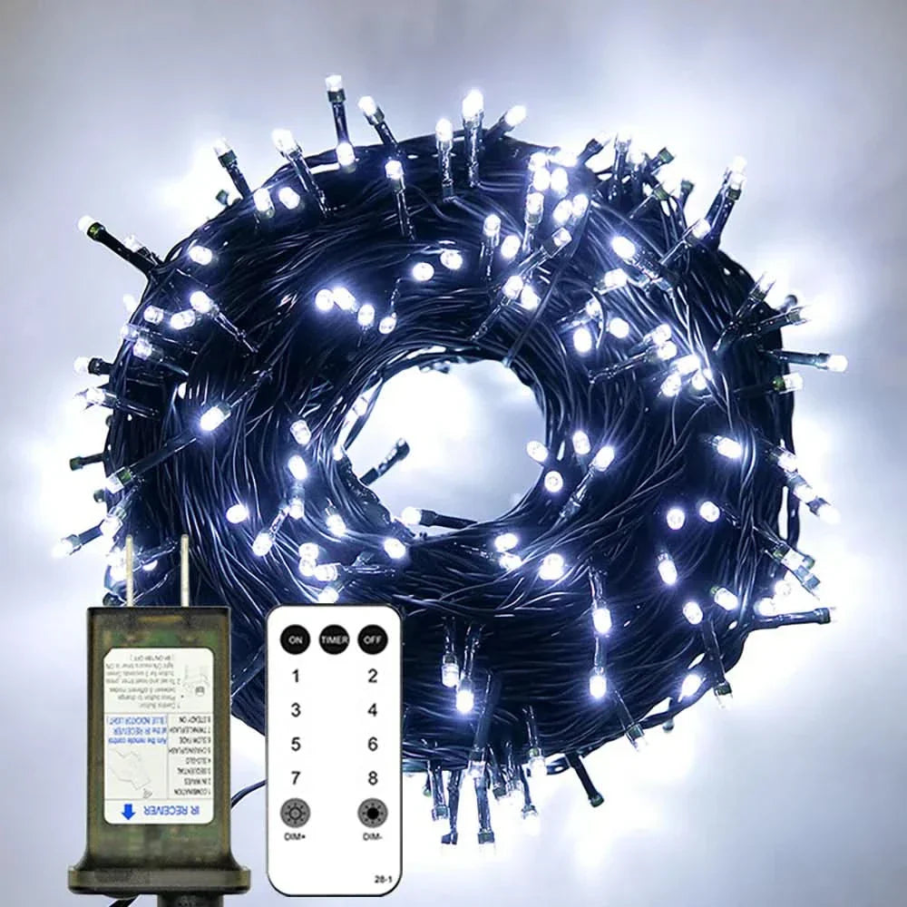 Fadas Luminosas LED à Prova d'Água - Encanto Natalino com Controle Remoto