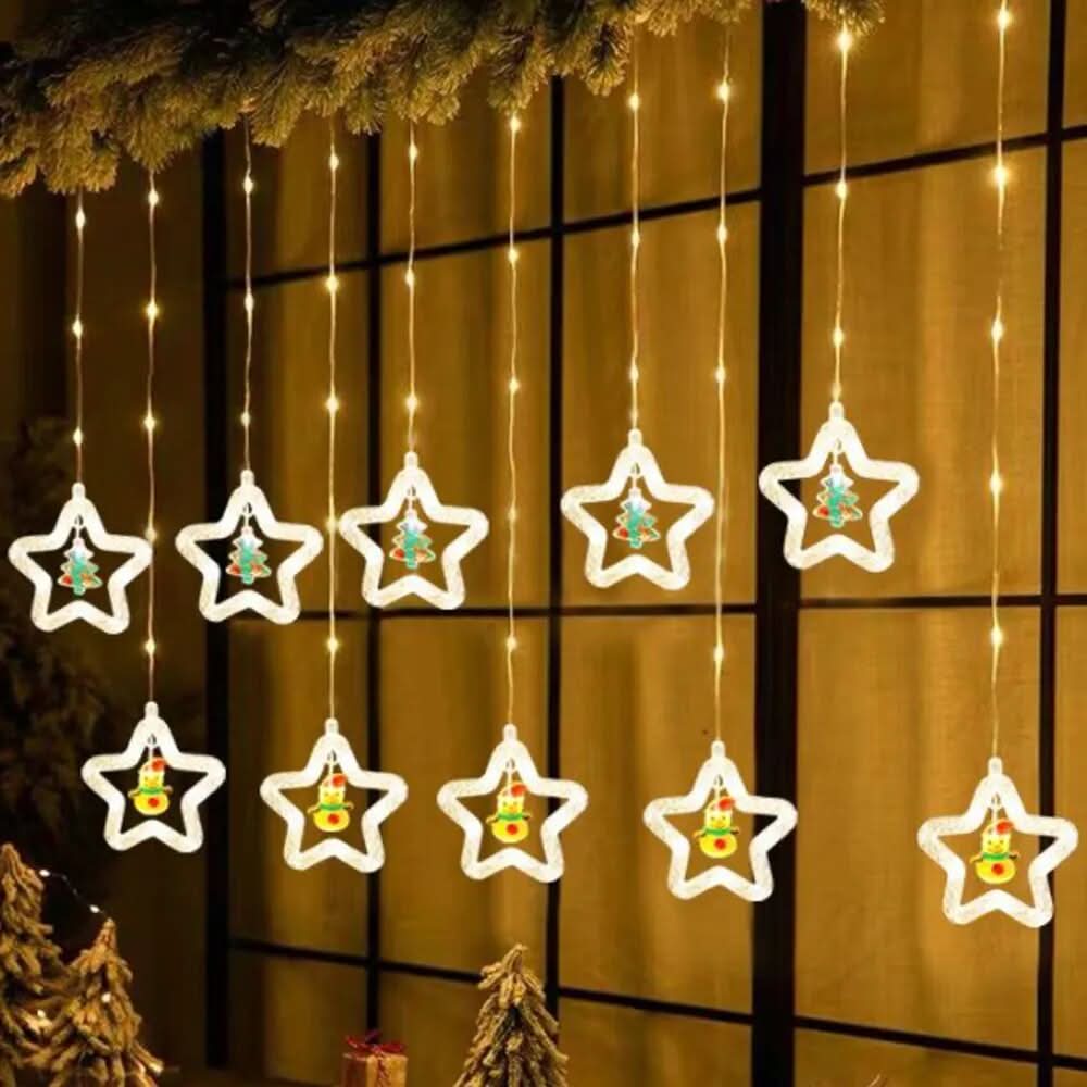 Fitas de Luzes de Natal em LED – Iluminação Festiva e Encantadora