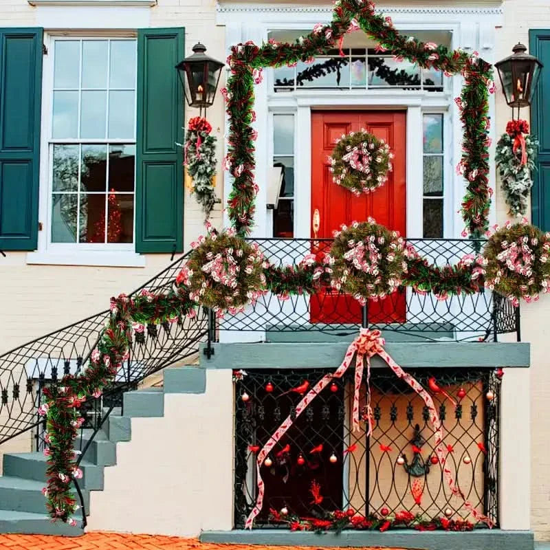 Decoração Natalina Fake com Festão