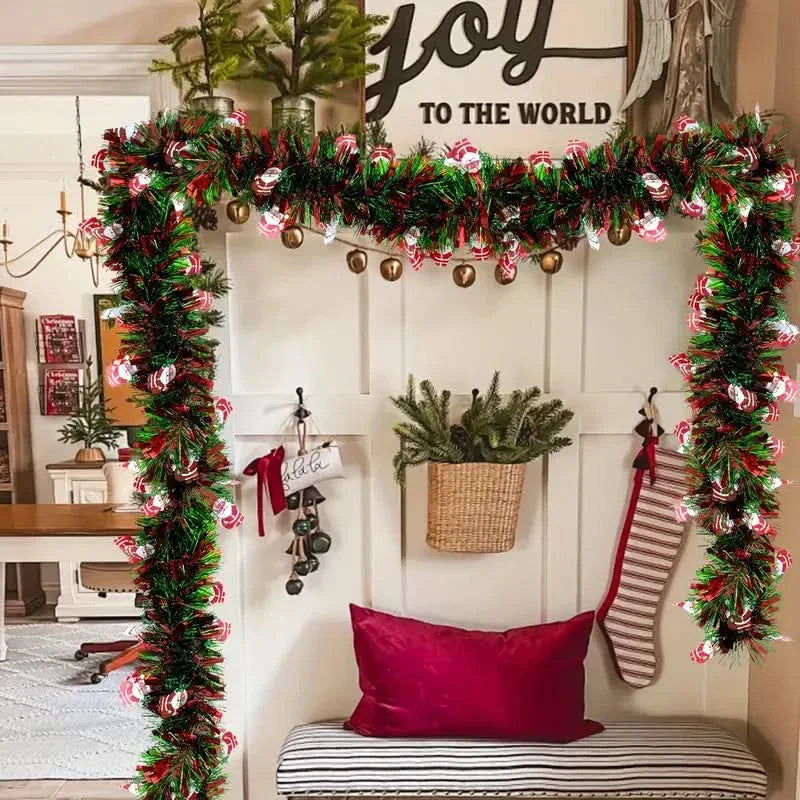 Decoração Natalina Fake com Festão