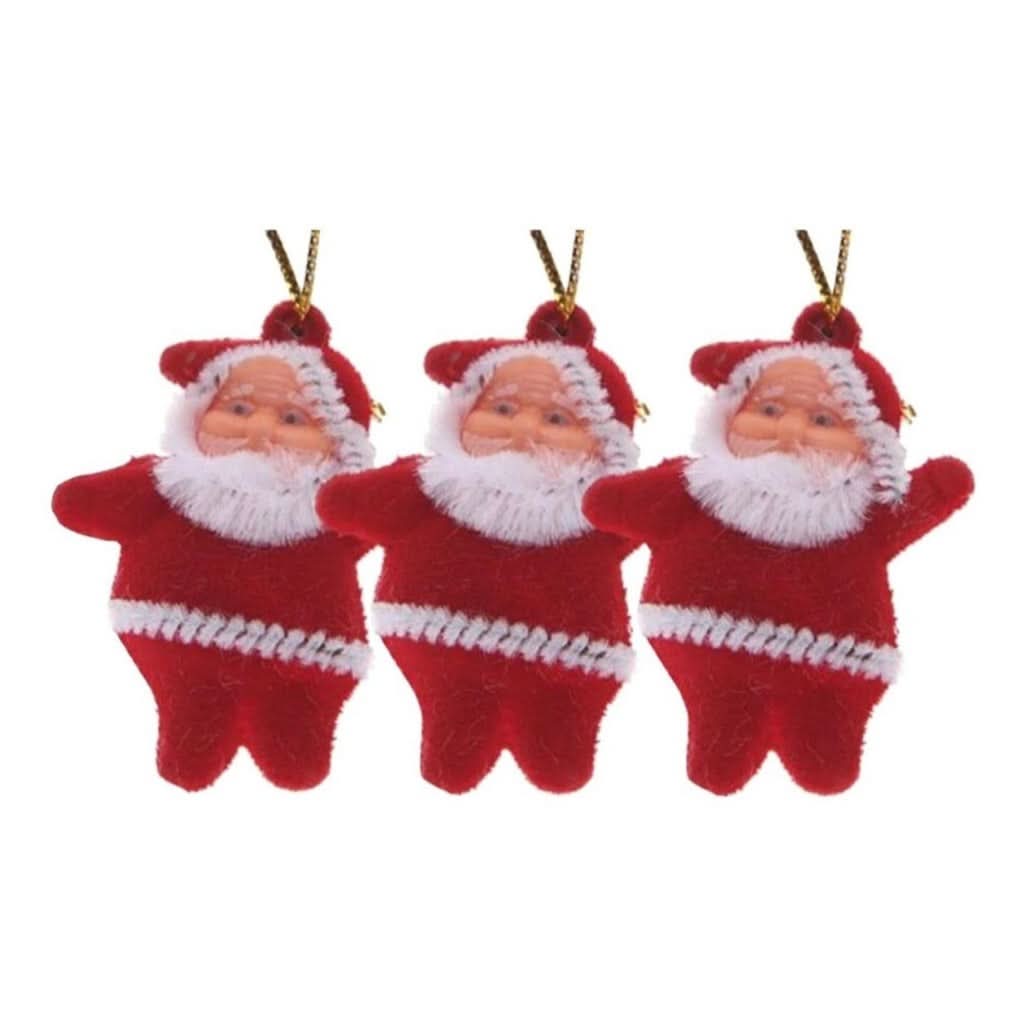 Kit de 125 Enfeites Pendentes para Árvores de Natal - Bolinhas com Luzes LED Pisca-Pisca