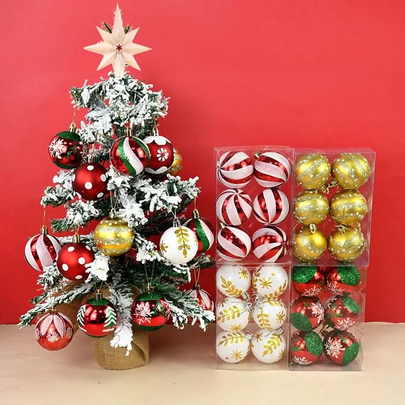 Conjunto de 6 Bolas de Natal