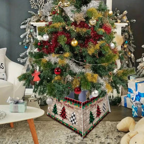 Saia para Árvore de Natal com Base de PVC - 55x42x25cm