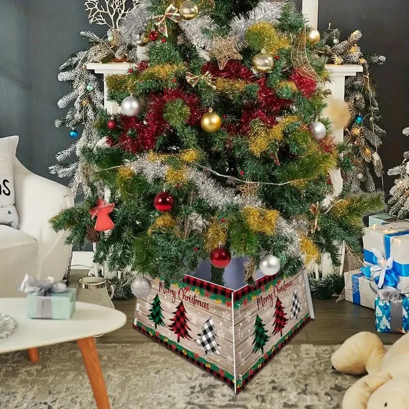 Saia para Árvore de Natal com Base de PVC - 55x42x25cm