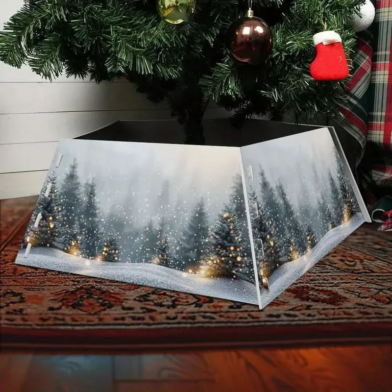 Saia para Árvore de Natal com Base de PVC - Dimensões 55x42x25cm