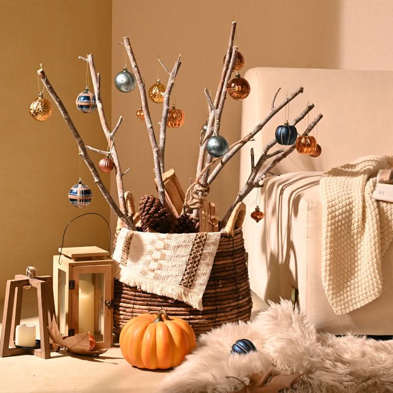 Conjunto de 21 Bolas Decorativas para Natal