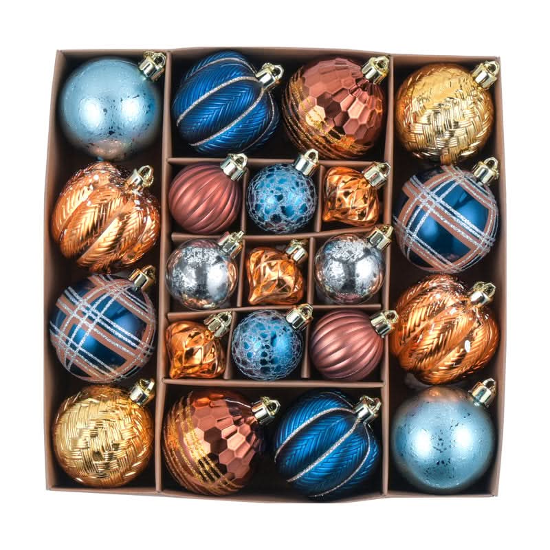 Conjunto de 21 Bolas Decorativas para Natal