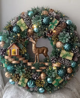 Luxurious 65CM LED Christmas Garland Decoration