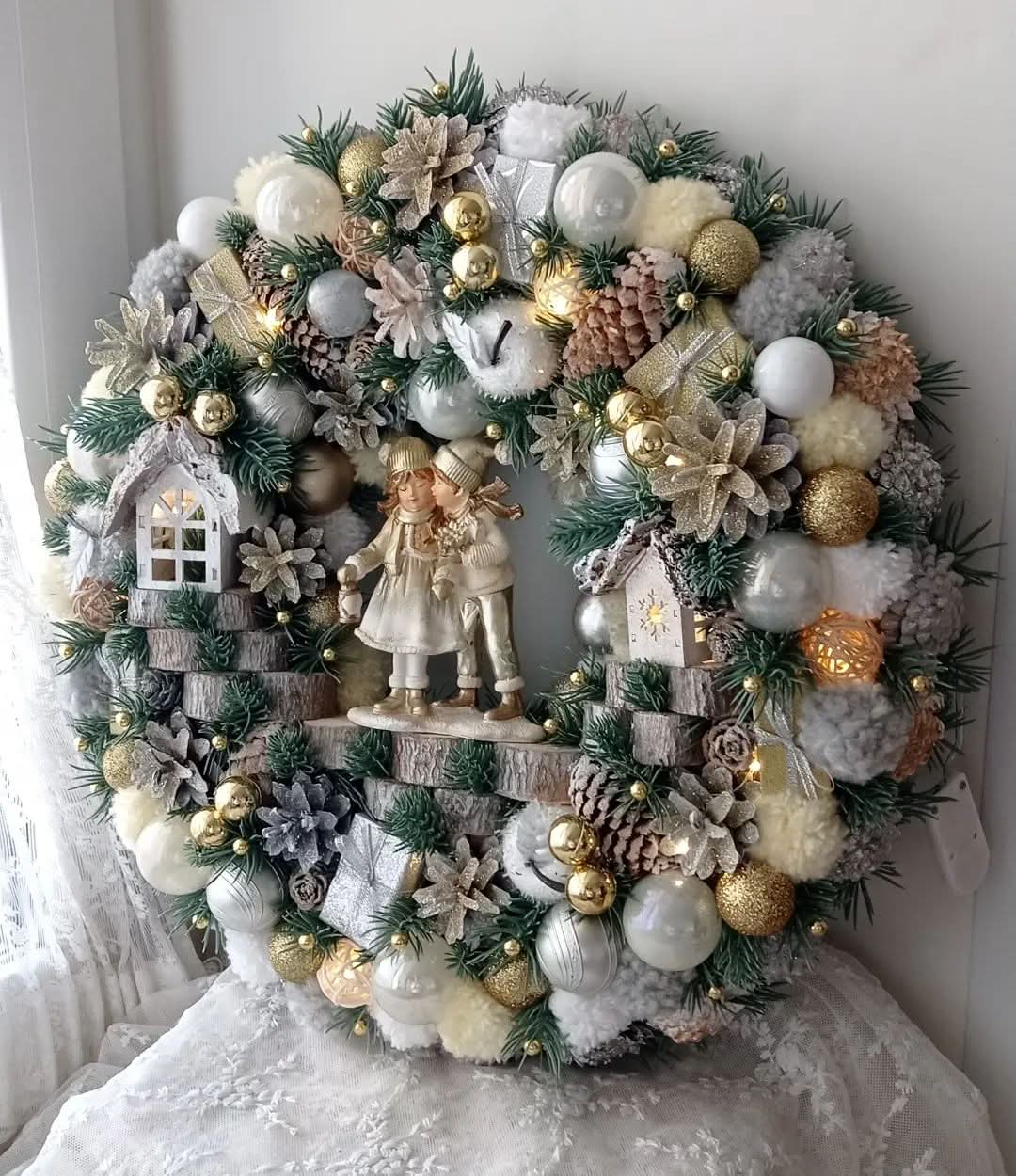 Luxurious 65CM Christmas Decorative Wreath