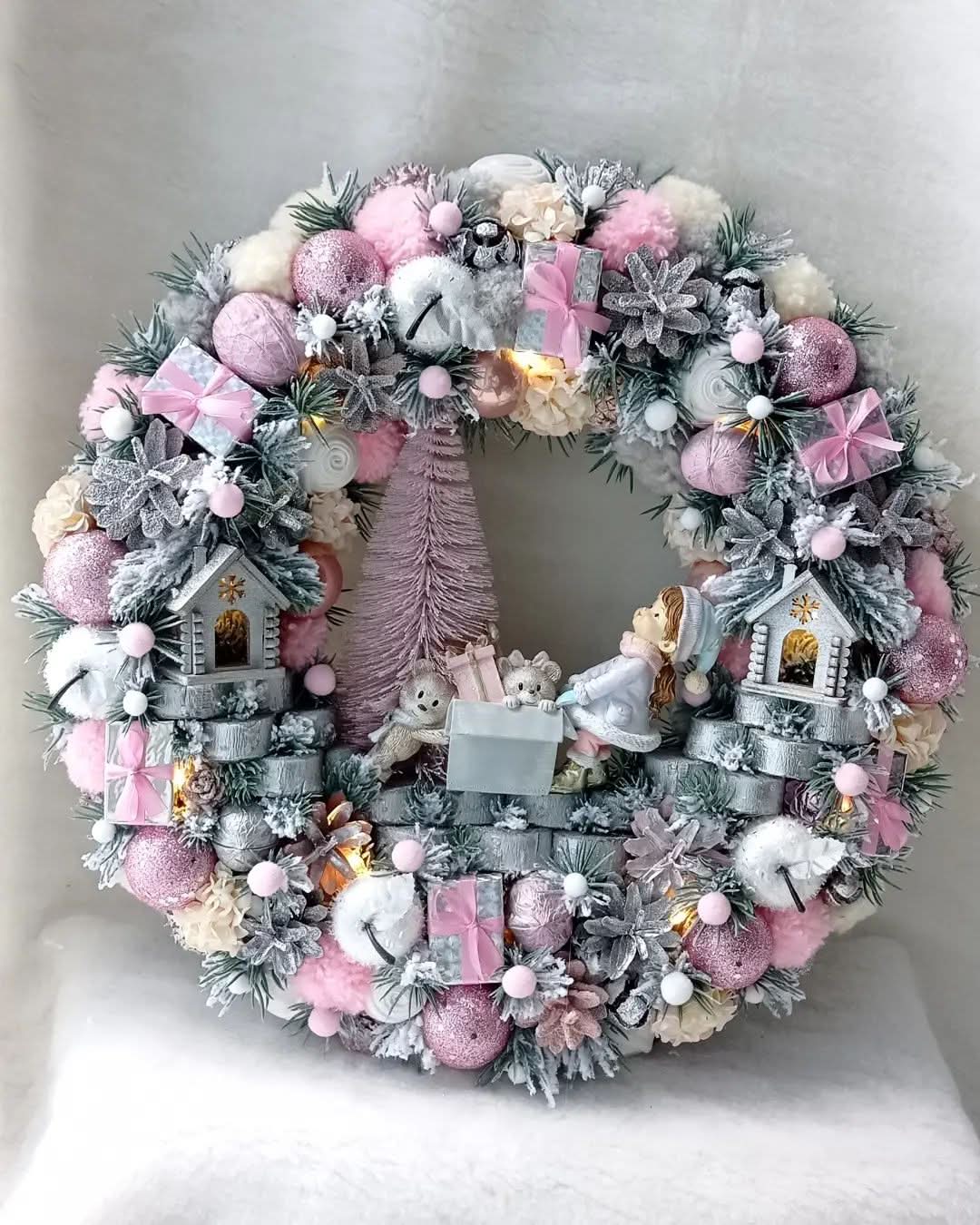 Luxurious 65CM Christmas Wreath Decoration
