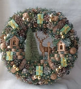 Luxurious 70CM Christmas Wreath Decoration