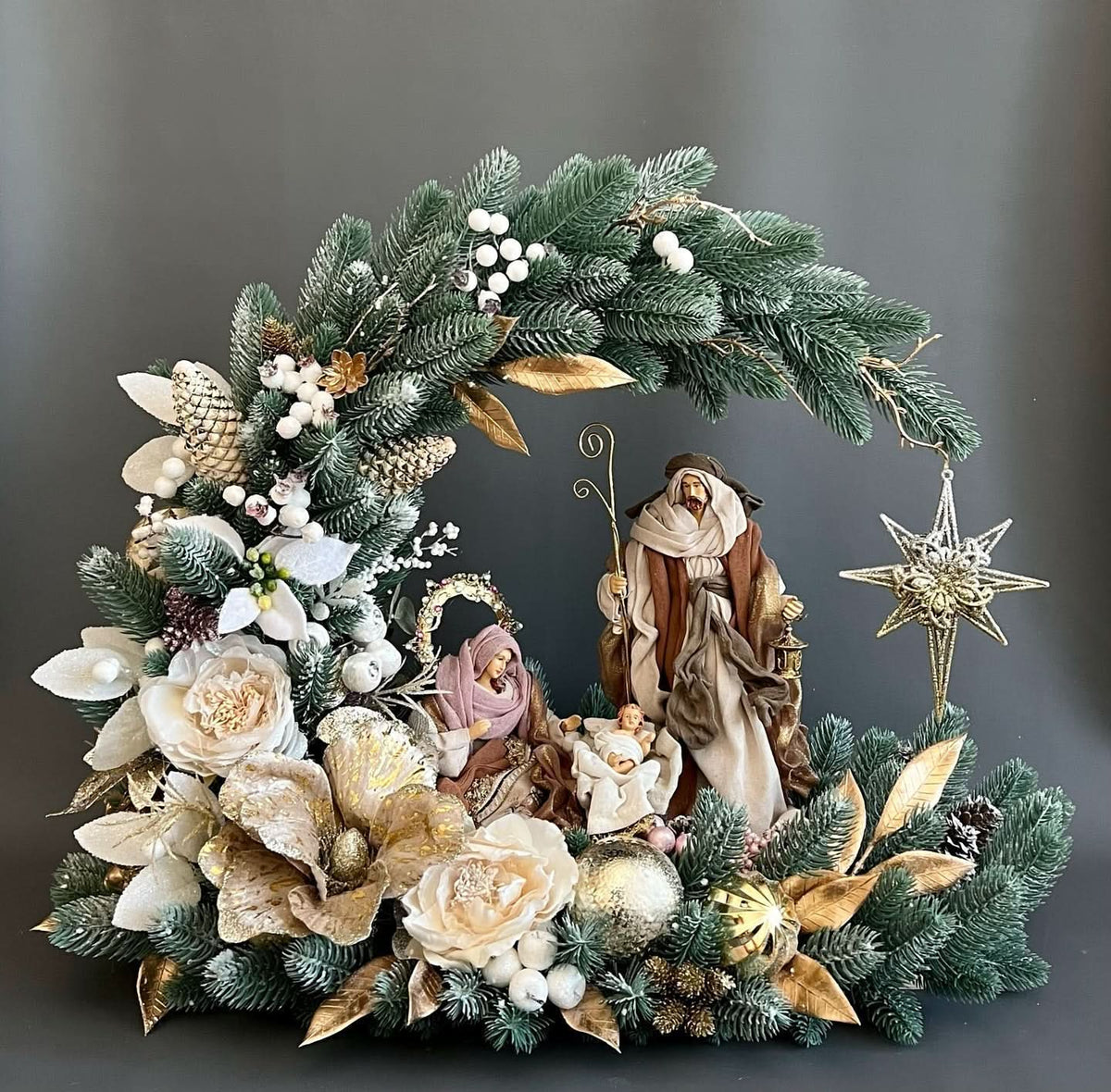 Guirlanda Natalina Decorativa 65CM