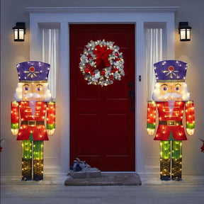Quebra-Nozes Brilhante com LEDs Brancos Frios – 1,52 m