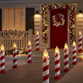 Conjunto de Velas Cintilantes em Bastão com LEDs – 91 cm