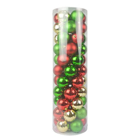 Conjunto de 55 Bolas Decorativas para Natal