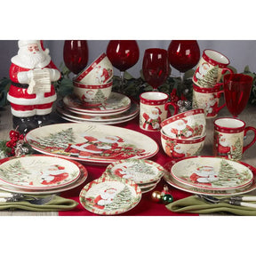 Conjunto de Louça Natalina Holiday Wishes – 16 Peças