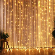 Fita de Luzes LED Natalina com 300 Lâmpadas e 8 Modos de Iluminação