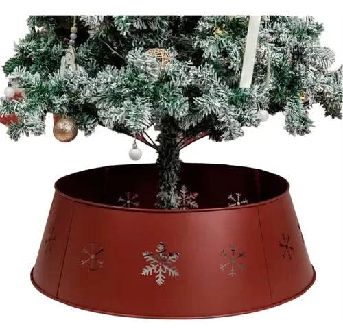 Saia Decorativa para Árvore de Natal - Base de Ferro 70x60x25 cm