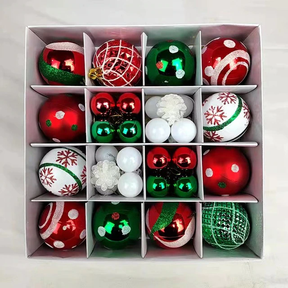 Conjunto de 42 Bolas Decorativas para Natal