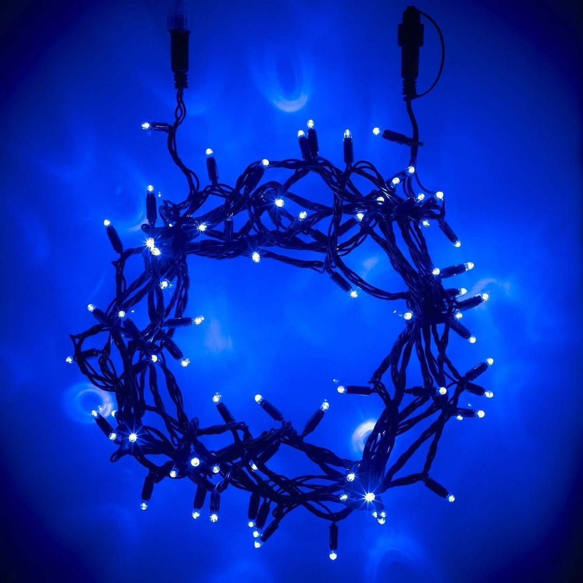100 Luzes de Natal LED na Cor Azul