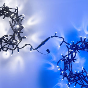 100 Luzes de Natal LED na Cor Azul
