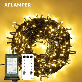 Fadas Luminosas LED à Prova d'Água - Encanto Natalino com Controle Remoto