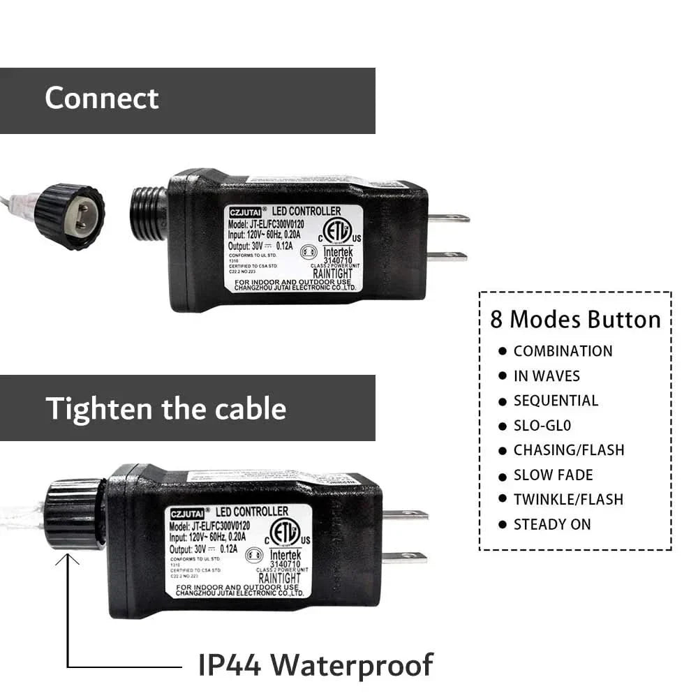 Fadas Natalinas IP65 - Encanto e Magia em 50 Metros