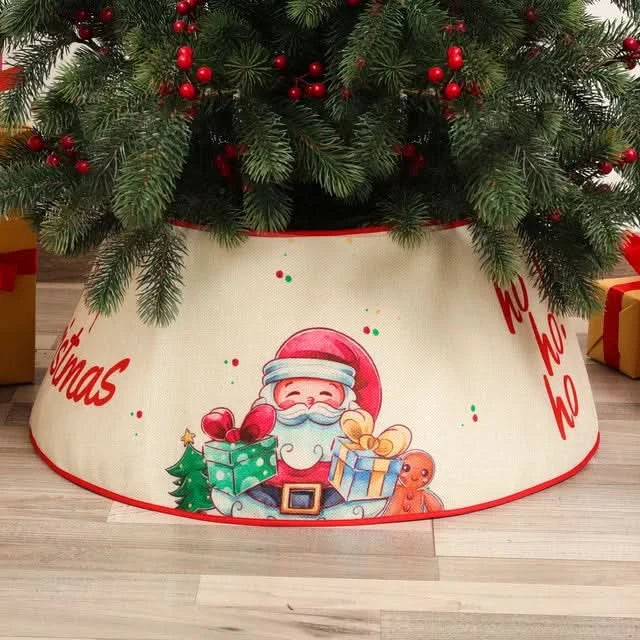 Saia de Natal Estampada para Árvore - 45x70 cm
