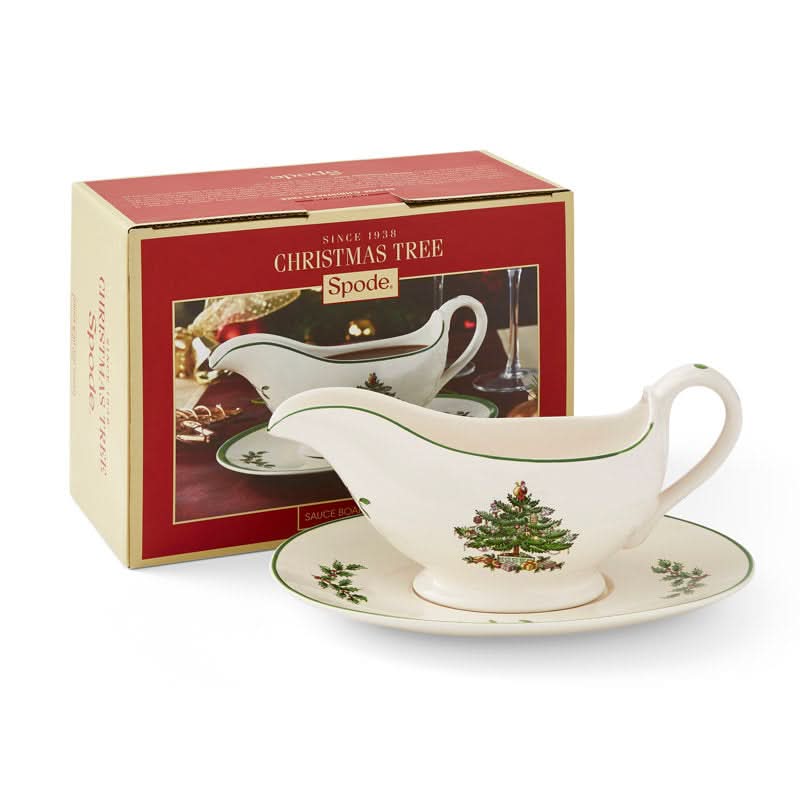 Conjunto Chaleira e Pire - Estampa de Árvore de Natal