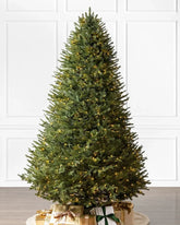 Árvore de Natal Premium Verde com Galhos Flexíveis, Base Metálica e Micro LEDs Integrados