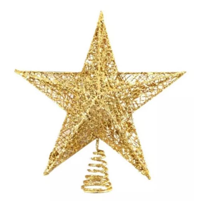 Estrela Decorativa para Árvore de Natal - 28 cm