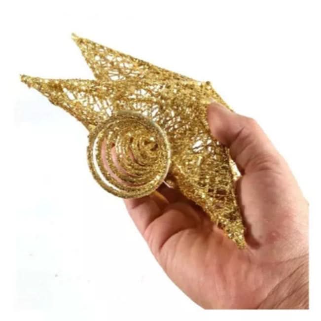 Estrela Decorativa para Árvore de Natal - 28 cm