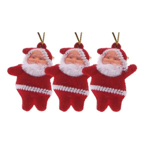 Kit de 125 Enfeites Pendentes para Árvores de Natal - Bolinhas com Luzes LED Pisca-Pisca