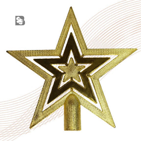 Conjunto de 44 Enfeites Natalinos para Árvore: Estrelas, Bolas, Festão, Cordão de Pérolas