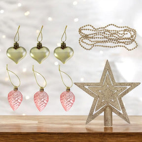 Conjunto Decorativo de Enfeites - 38 Peças