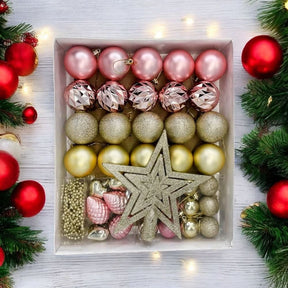 Conjunto Decorativo de Enfeites - 38 Peças