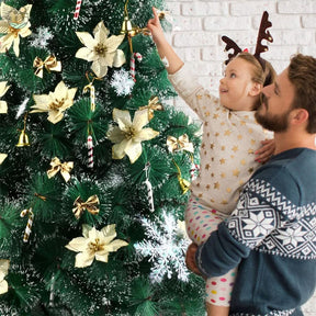 Conjunto de 120 Enfeites de Natal para Decoração de Árvore