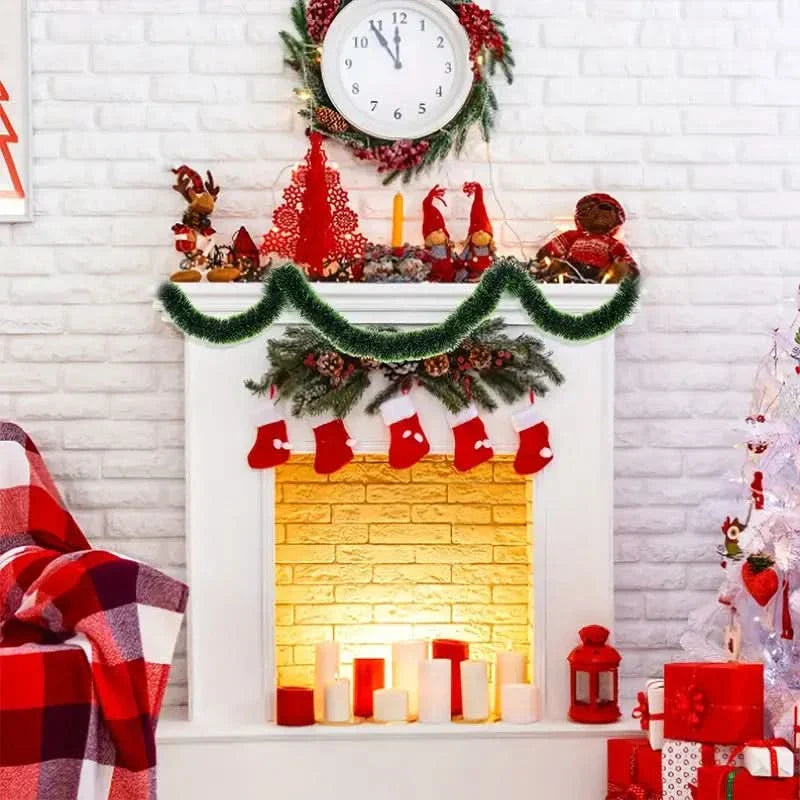 Faux Green Christmas Garland